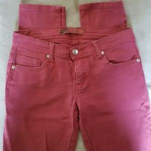 ****U-51 BRAND MUAVE COLOR SKINNY JEANS****